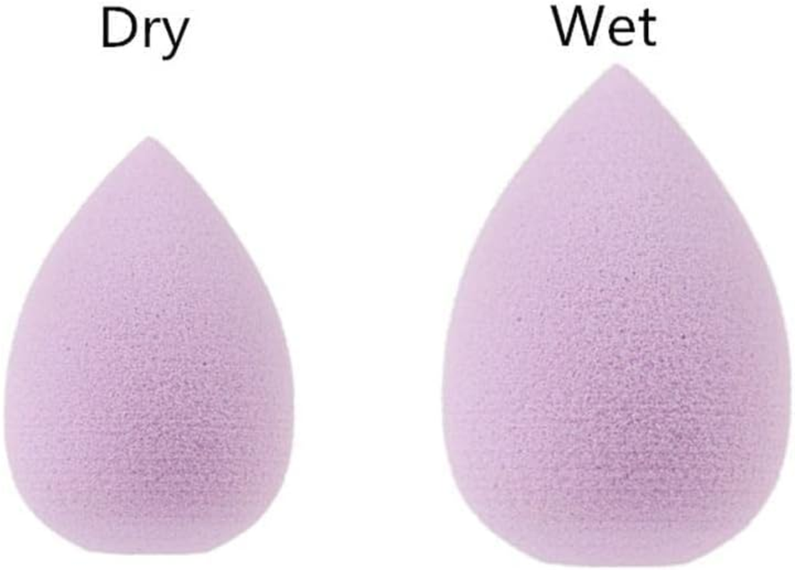 Htppzjr 6PCS Purple Mini Makeup Sponge Set: Small Beauty Sponge Blender for Foundation, Powder, Concealer, Highlight, Eye Shadow image number 5