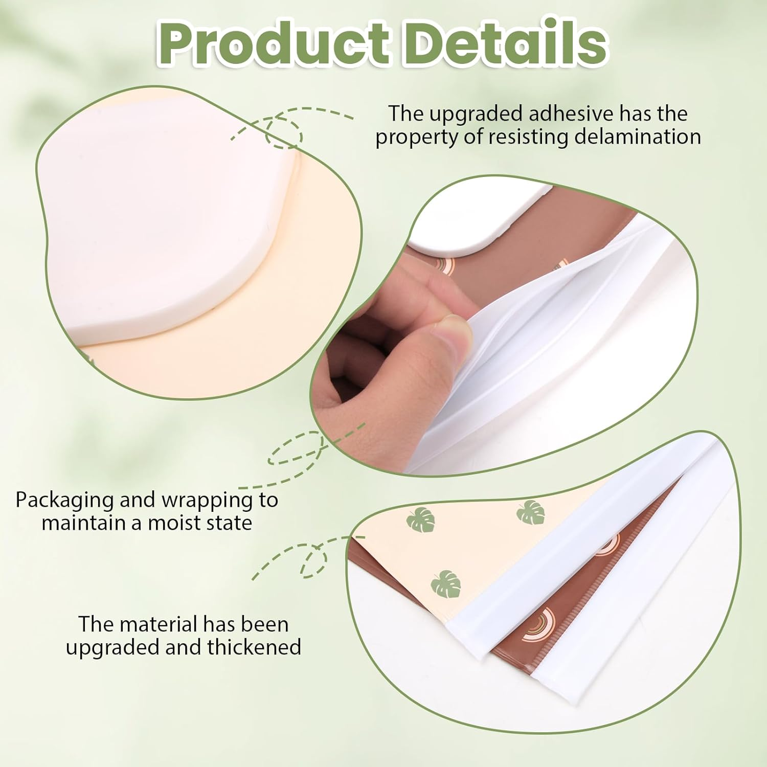 Ozessence 4 Pcs Refillable Wipes Dispenser Holder Case, Portable Refillable Wipe Holder with Lanyard, Leak-Proof Dust-Proof Wet Dispenser for Travel Carry for Baby Diaper image number 3