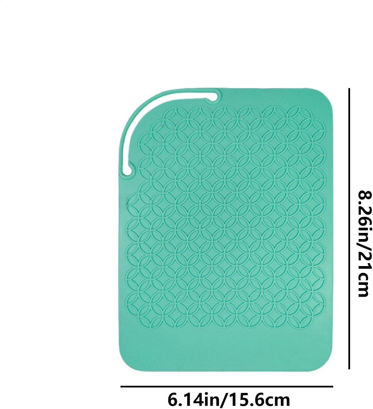 CARRORABI Flat Iron Mat Heat Resistant,Silicone Heat Resistant Mat for Hair Tool | Hair Curler Protective Mats Non-Slip Hairdressing Accessories for Curling Iron Hair Straightener Hot Tools image number 1