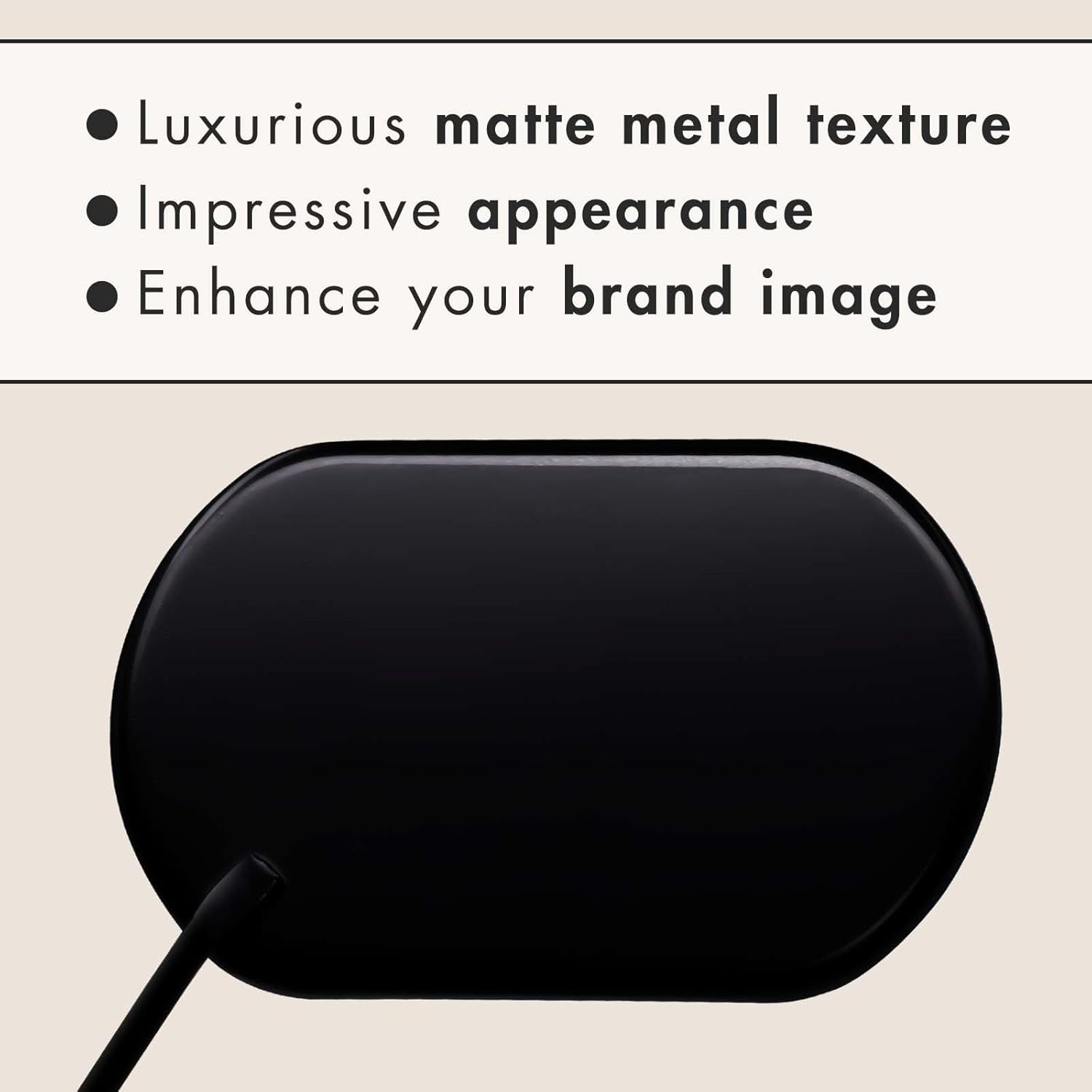 Lash Mirror Extra Large Makeup Mirror for Eyelash Extensions Detachable Stainless Steel Square round Lash Extension Accessories(Black) - Black image number 4