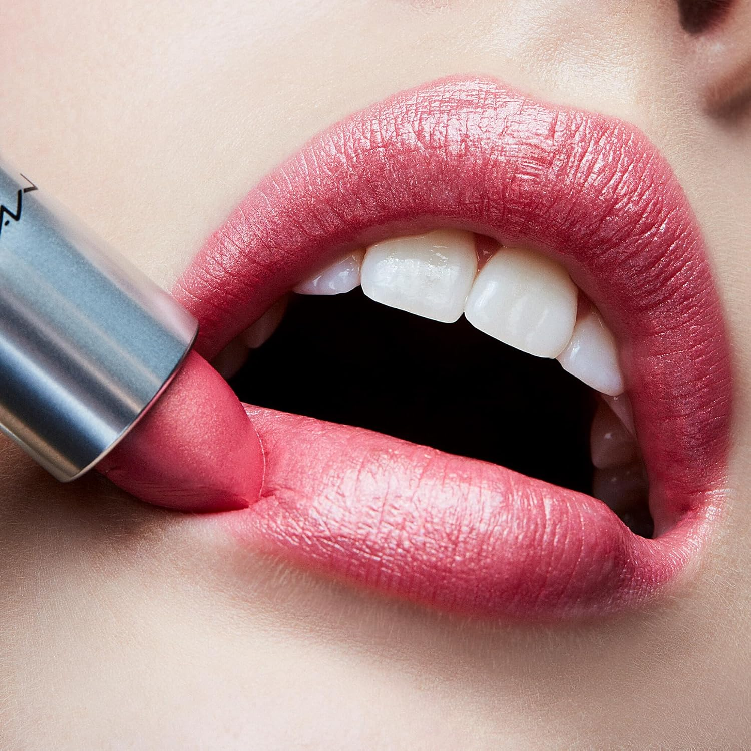 MAC Frost Lipstick Bombshell image number 3