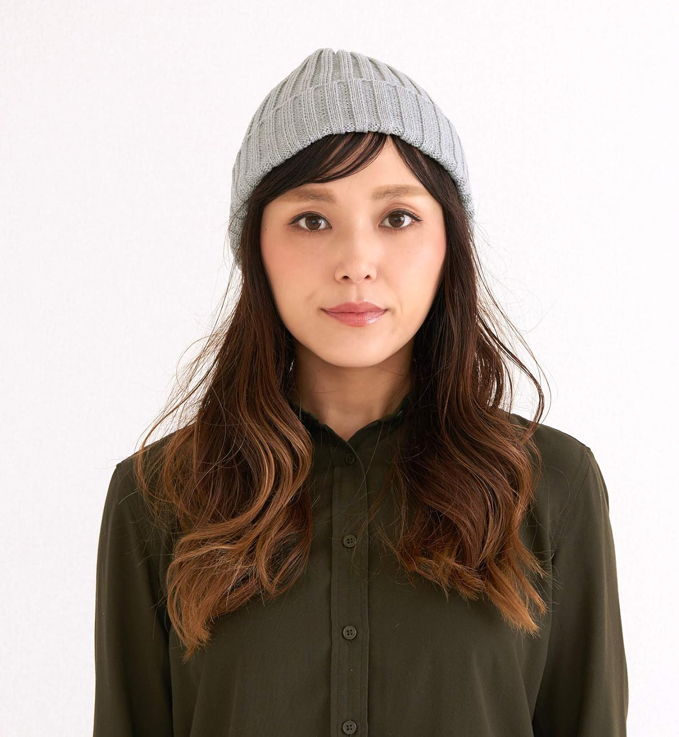 CHARM Mens Fisherman'S Beanie Hat - Cotton Slouch Cap Women Chemo Knit Winter - Black image number 3