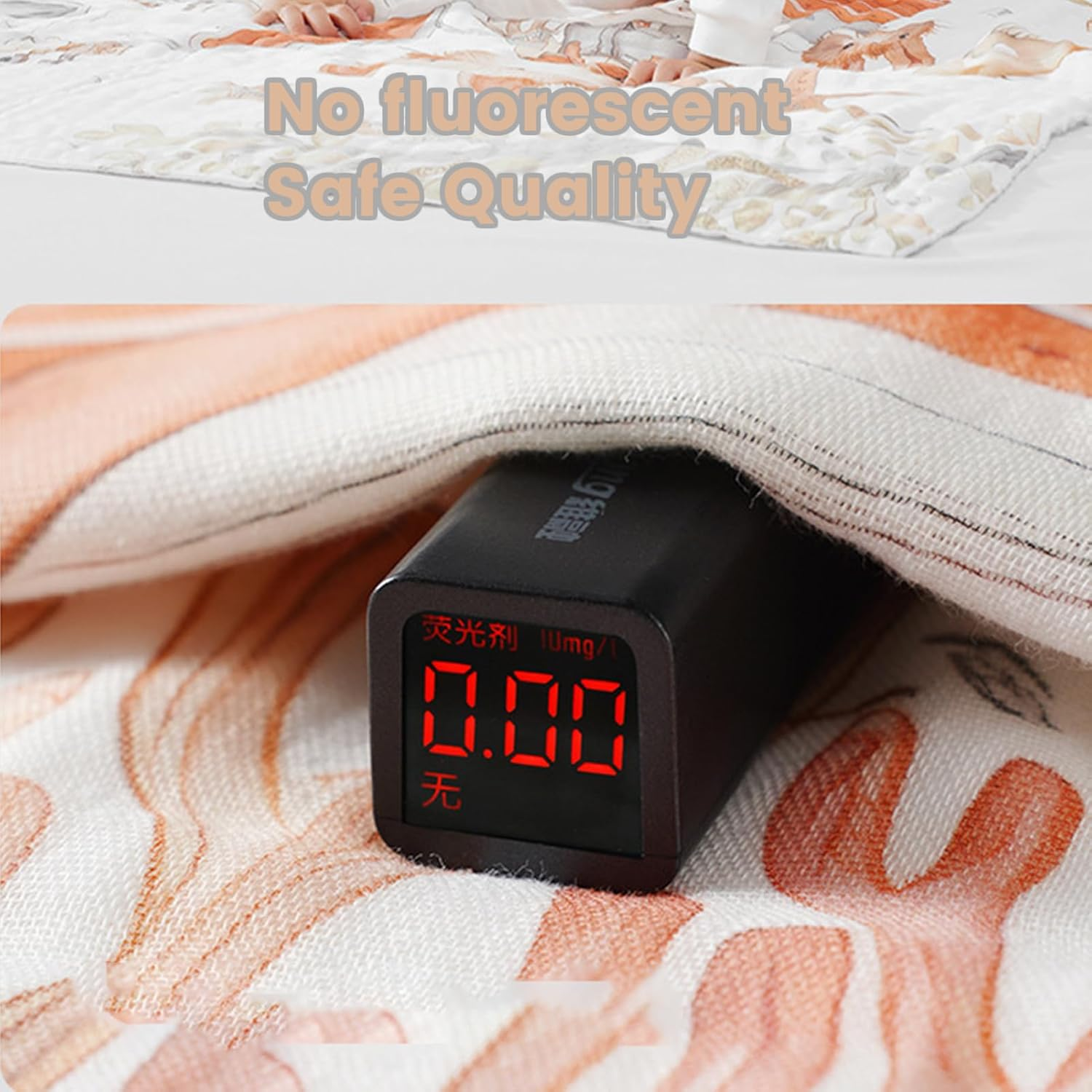 ZONEY Baby Swaddle Blankets,100% Cotton Muslin 6 Layer Crib Blanket Quilt Suit for Newborn,Baby Toddler Children and Kids, Super Soft, Lightweight Large Size 41.3X41.3Inchs (Submarine) - Submarine image number 5