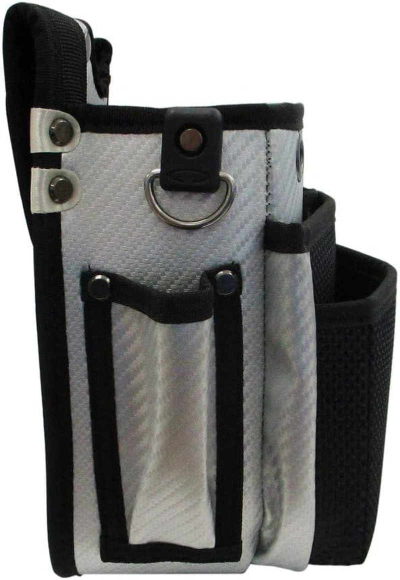 Kozuchi WT-12SV Worktime Waist Bag, 3 Tiers, Silver image number 4