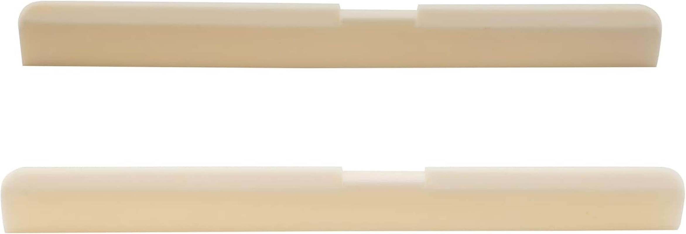 Musiclily 6 String Classical Guitar Bone Saddle,Dj-06 80X3X9/8Mm (2 Pieces)