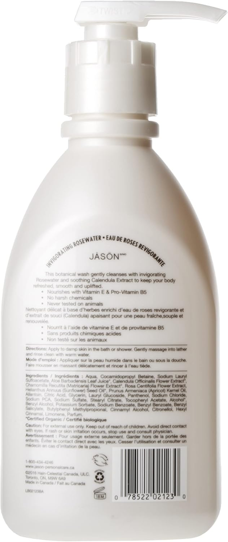 JASON Invigorating Rosewater Body Wash, 30 Oz. (Packaging May Vary) image number 4
