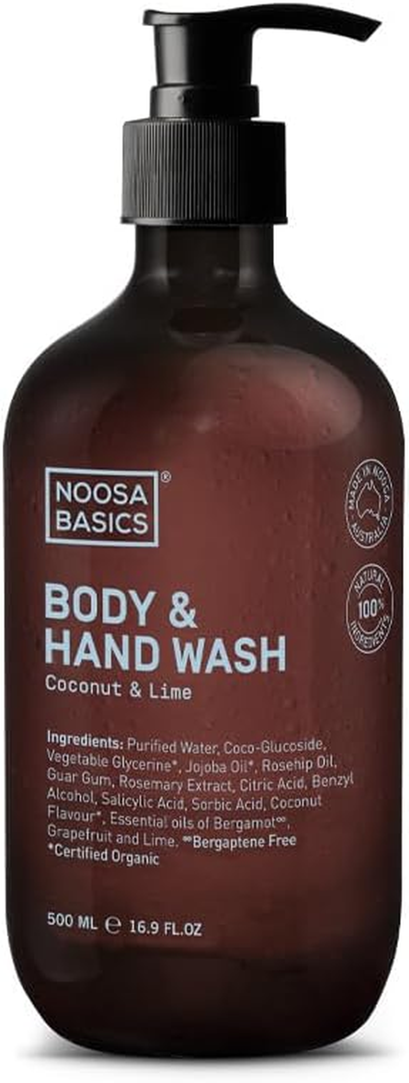 Noosa Basics Body & Hand Wash - Coconut & Lime 500Ml