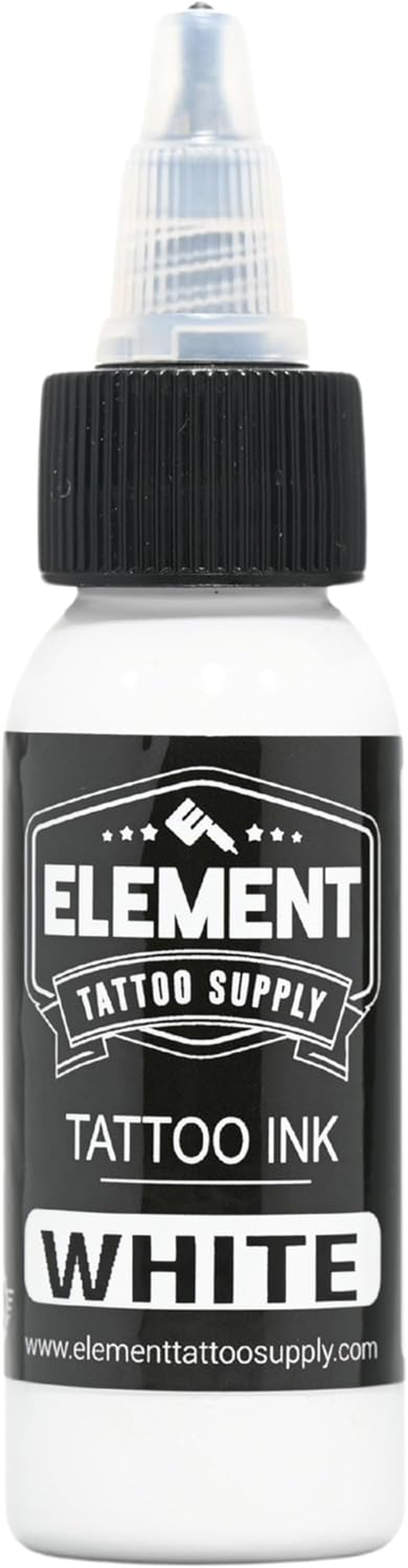 Element Tattoo Supply Greywash Tattoo Ink Set - Professional Tattooing, Light, Medium & Dark Shades, Includes Black & White Solid Inks for Outlining, Shading & Blending, 1 Oz Bottle (5 Pack) image number 5