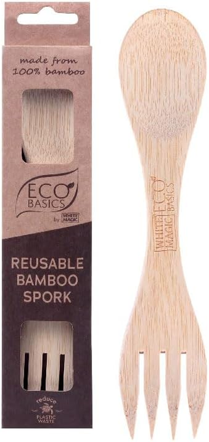 Eco Basics White Magic Reusable Bamboo Spork image number 2