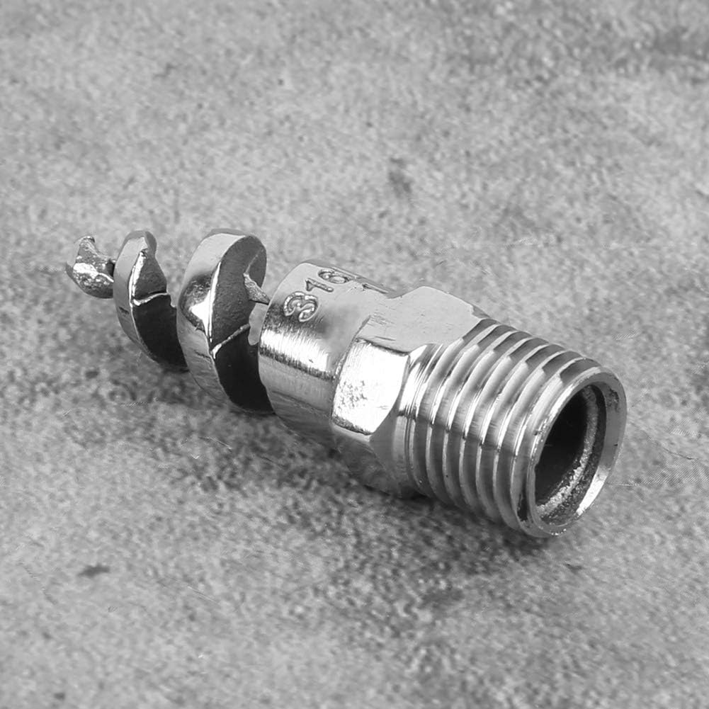 Spiral Nozzle Stainless Steel Anti-Clogging Watering Accessories for Garden (G1/4 DN8) image number 6