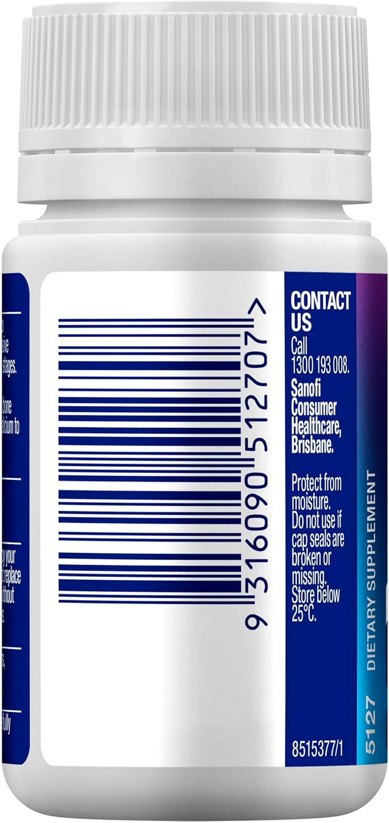 Ostelin Vitamin D3 and K2 Maintains Bone Density- Supports Calcium Absorption 60 Tablets image number 2