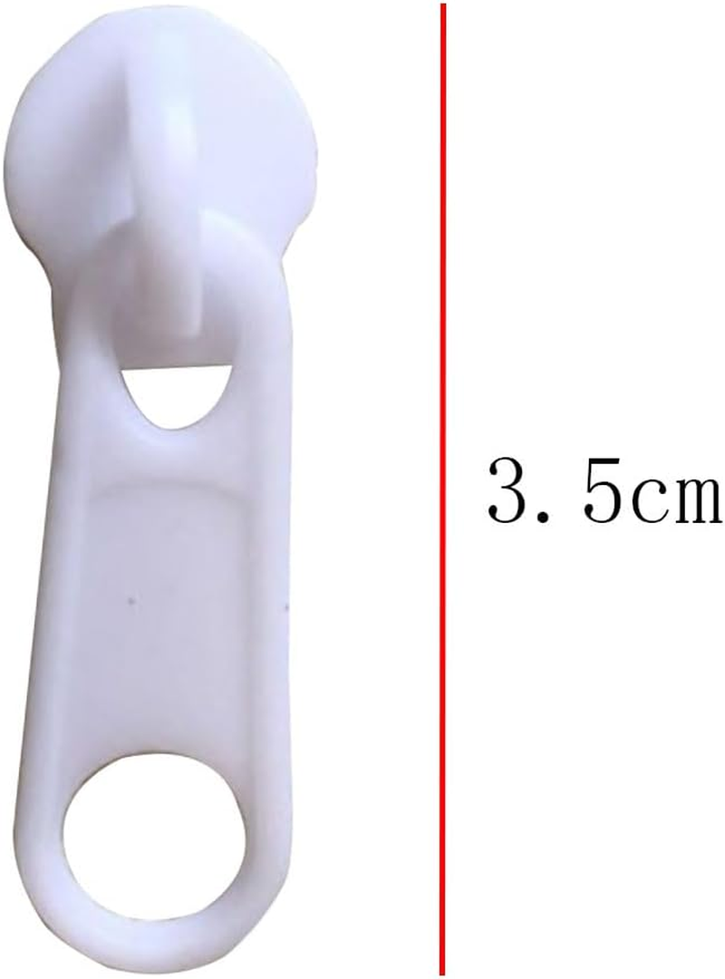 Naisfei 10 Meters #5 Invisible Zippers for Sewing, Nylon Coil Conceal Zippers for Tailor Sewing Crafts, with Match 20 Pcs Zipper Pull Heads, Zipper Repair Kit for DIY Tailor Sewing Craft Supplies image number 1