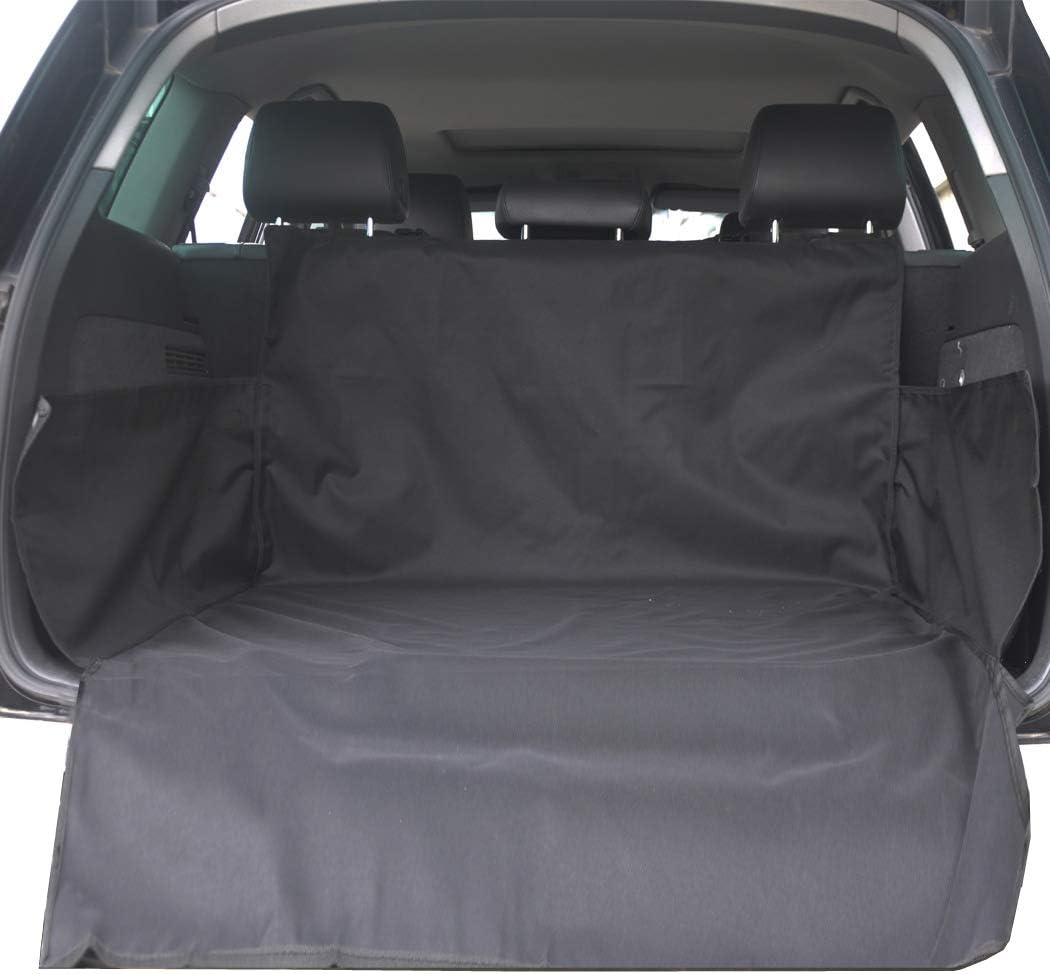 DOBEST Dog Vehicle Cargo Liner Cover Pet Seat Cover Bed Floor Mat Nonslip Waterproof Universal for Car SUV Truck Jeeps Vans Black