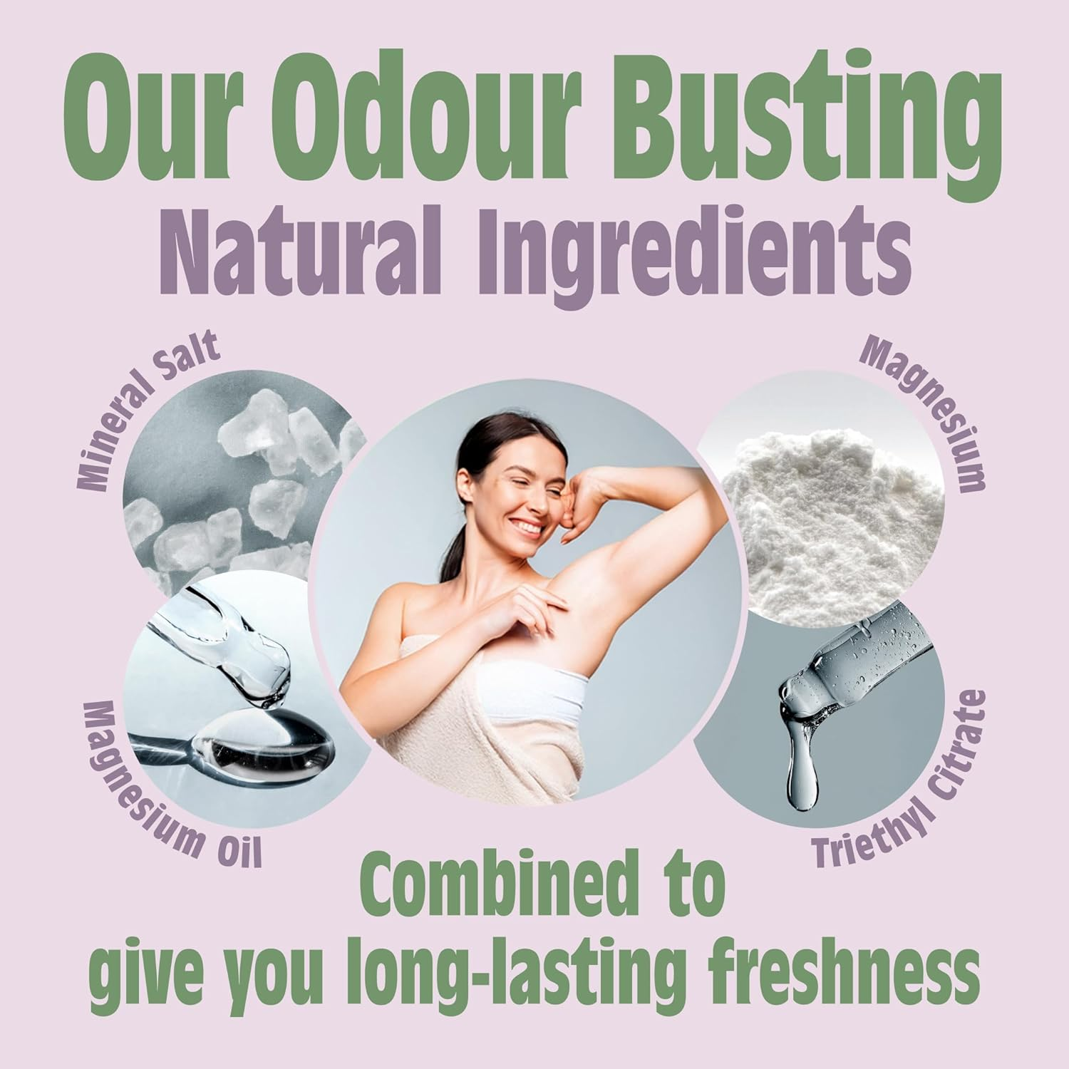 Salt of the Earth - Refillable Natural Deodorant Roll on - Clary Sage & Mint - Effective Long Lasting Protection, 100% Natural Ingredients, Eco Friendly & Vegan - Suitable for Women, Men & Kids - 75Ml image number 6