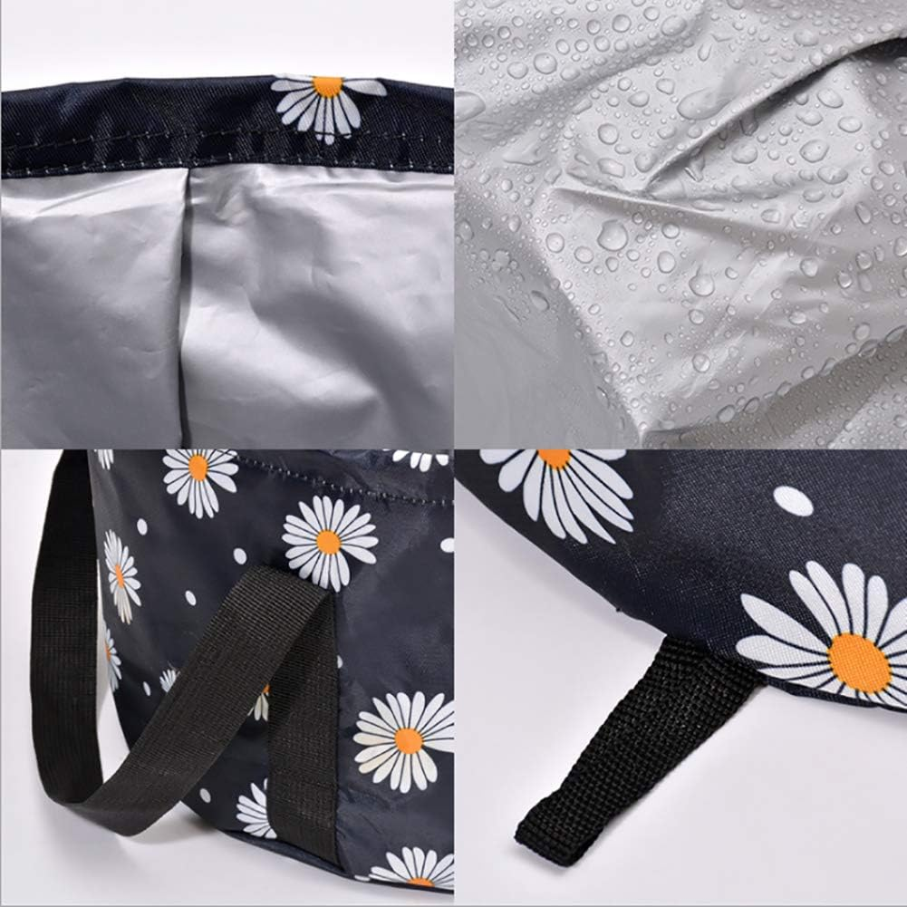 Collapsible Foot Bath Basin, Seneme Portable Travel Foot Tub for Soaking Feet Multifunctional Waterproof Foot Soaker Collapsible Bucket for Camping Washing Vegetables and Fruits (18 L/Green)