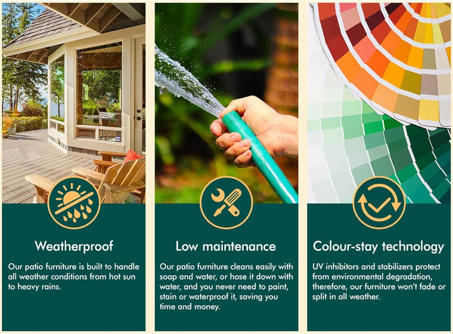 ALFORDSON Outdoor Wooden Bench Storage Box 200L Capacity, Durable Fir Wood Cabinet Garden Seatwith Tool Chest Toy Storages Container for Patio Garden Lawn Balcony, 320Kg Weight Capacity Natural Color image number 3