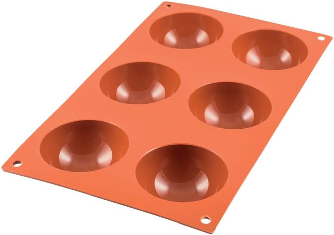 Silikomart Mould Half-Sphere, Orange, 30Mm