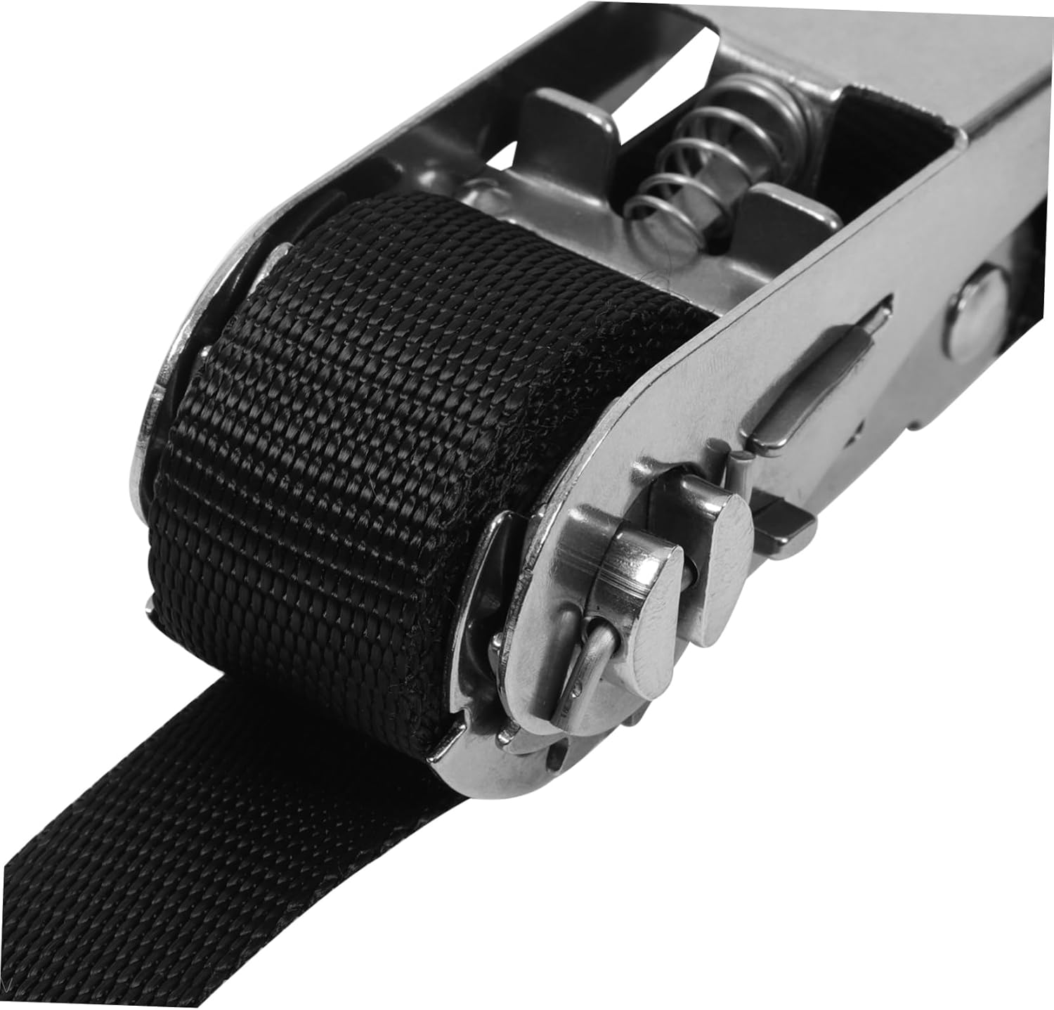 Veemoon Stainless Steel Ratchet Rope Tightener Luggage Belt Buckle Strap Adjustable Suitcase Belt Luggage Straps for Travel image number 3