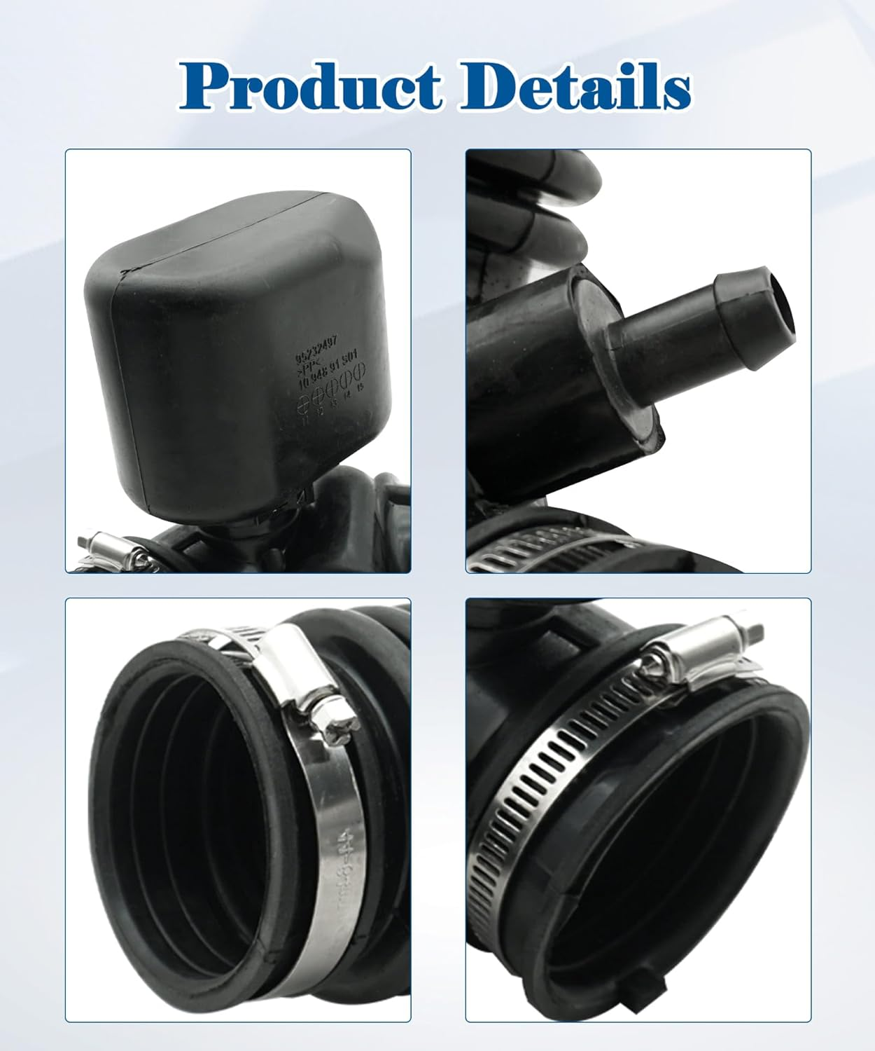 95232495 Air Cleaner Outlet Duct Hose Fit for Chevrolet Spark 2013-2015 Chevrolet Spark EV 2014-2015 (Electric),Replace 96910374/95232495/95232497-1 Year Warranty