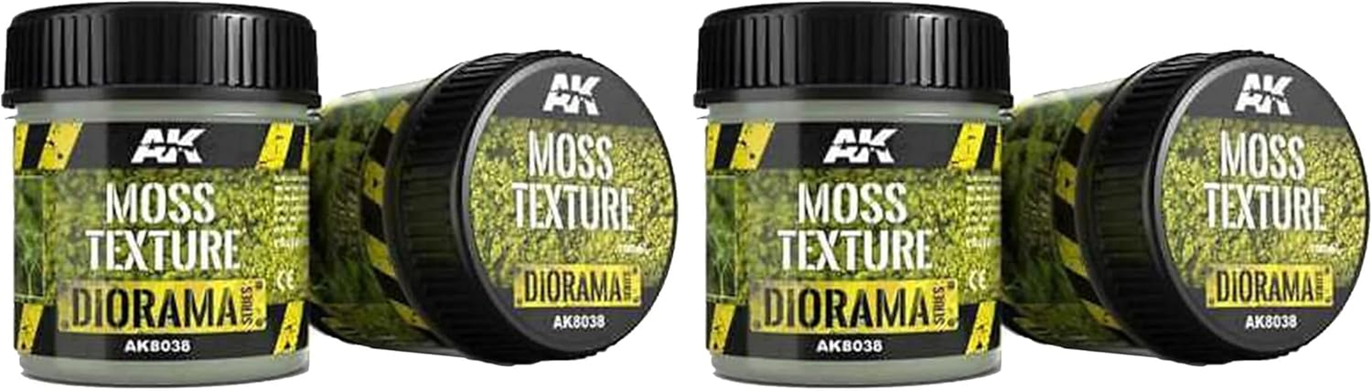 AK Interactive Dioramas Moss Texture 100Ml - Pack Of 2