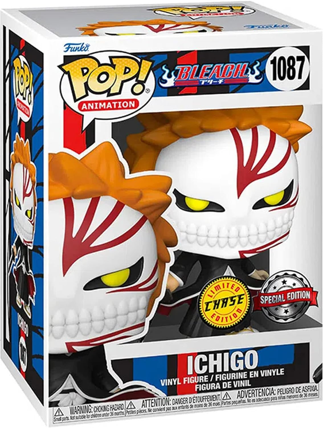Funko Bleach Ichigo with Chance of Chase US Exclusive Pop Vinyl Figure image number 4
