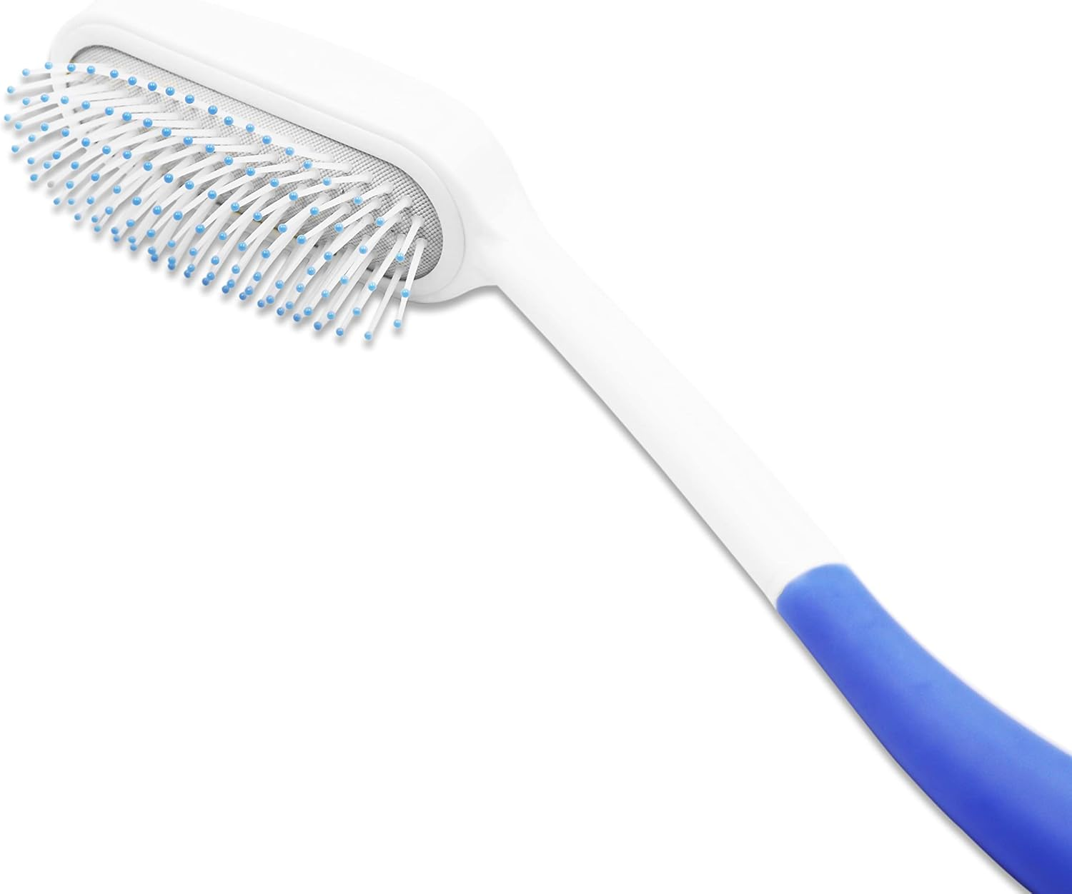 KMINA Long Handled Hairbrush (X1 Piece) Ergonomic Elderly Hair Brush Accessories for Restricted Mobility