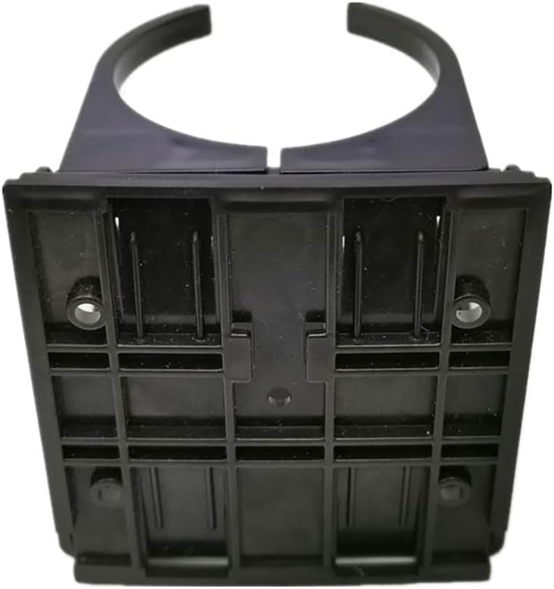 Custelen Adjustable Drink Holder - Fits Mugs, Large Drinks, and Any Size Bottle or Can - Ideal for Cars, Trucks, Rvs, Vans, Boats, and More - Black