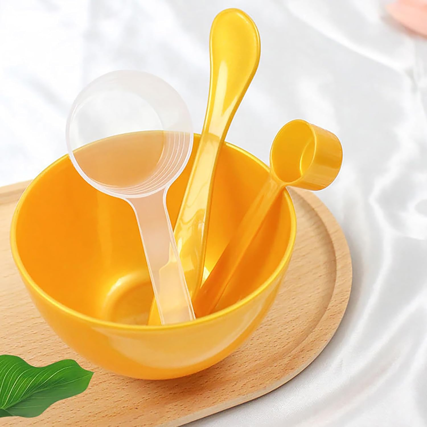 1 Set Facial Mixing Bowl with Spatula Face Mask Spoon Applicator Esthetician Mixing Bowl Set Spa Spatula for Face Masks image number 6