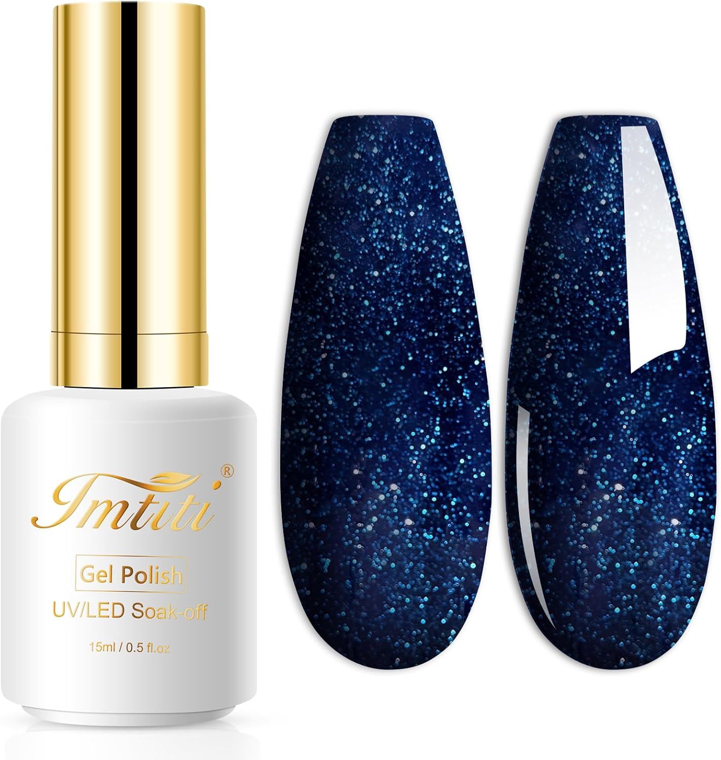 Aegean Blue Gel Nail Polish, 1 Pcs 0.5 Fl Oz Translucent Blue Green Gel Nail Polish Color Soak off Gel Polish Nail Art Manicure Salon DIY Nail Lamp Gel Nail Design Christmas Halloween Decoration