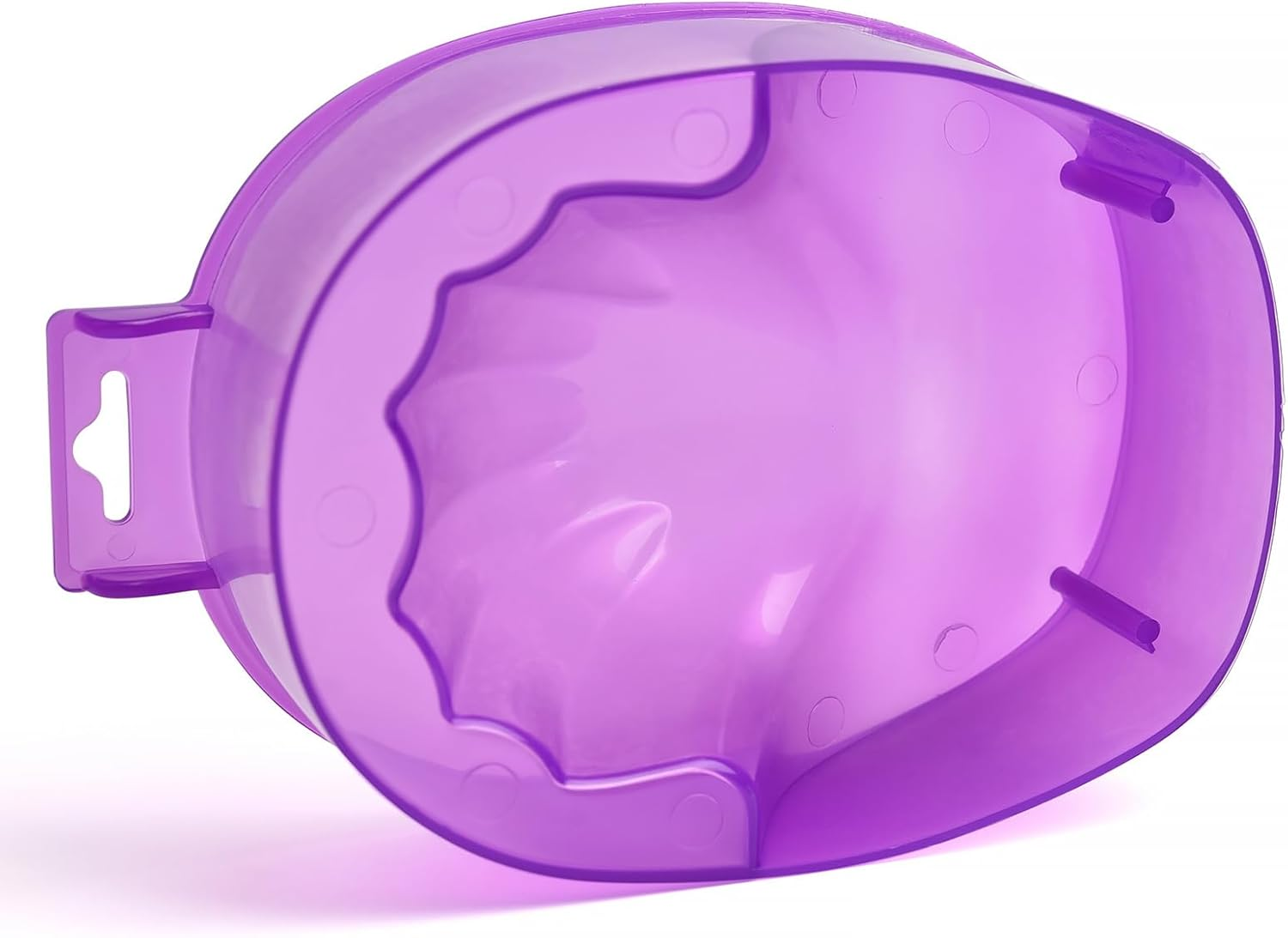 KADS Nail Art Translucent Acrylic Nail Soaking Bowl 5 Colors to Choose Soften the Dead Skin Wash and Clean the Hands Soak with Nourishing Liquid (Pink)