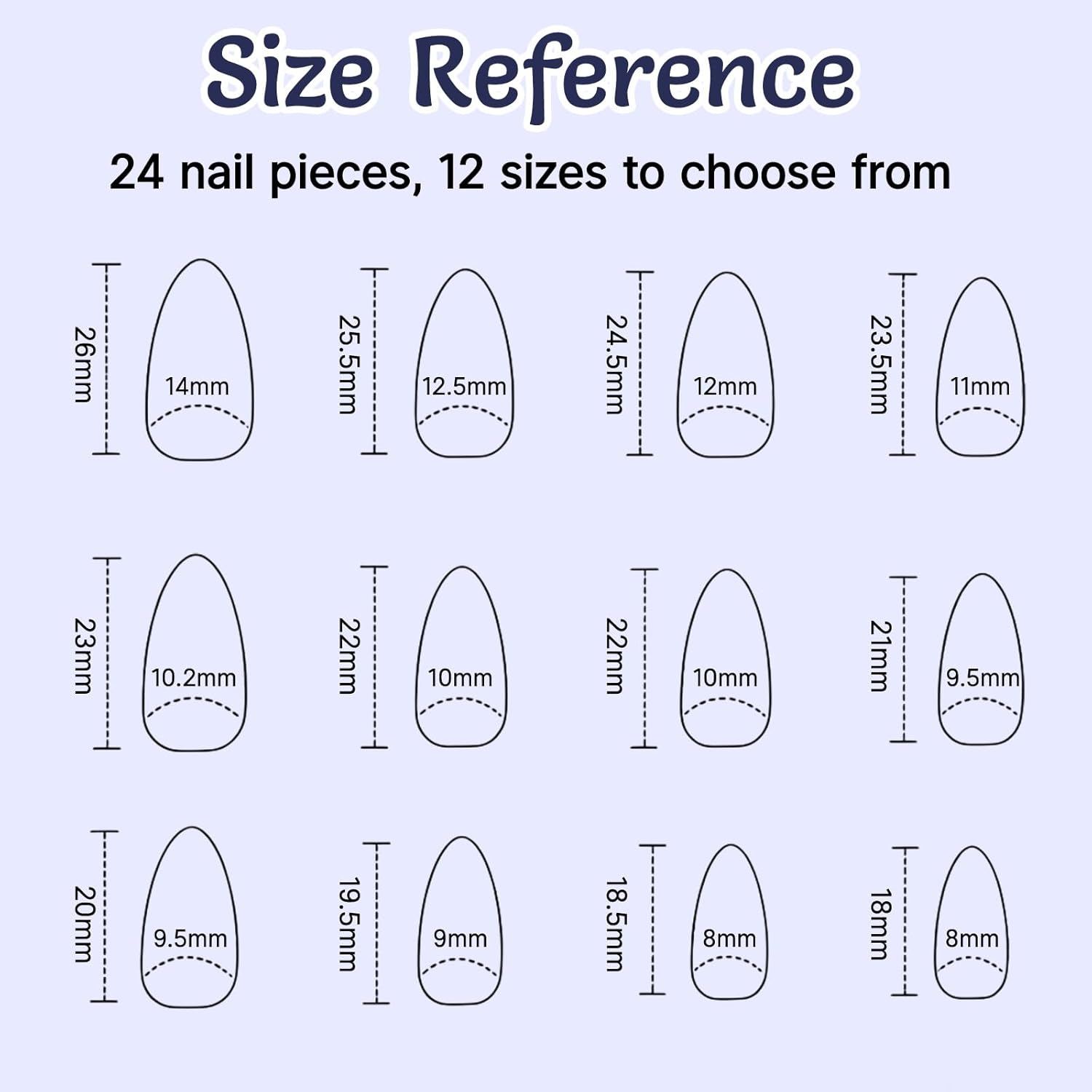 24 Pcs Press on Nails Short Almond, Press on Nails with Glitter Magnetic Cat Eye False, Handmade Short Press on Nail, Stiletto Jelly Stick on Nail for Daily Wear & Party Decor (Emerald Green) image number 6