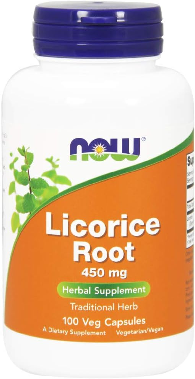NOW Foods, LICORICE ROOT 450Mg 100 CAPS image number 2