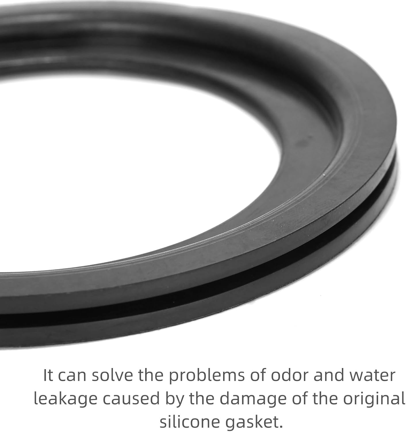 2 Pcs RV Toilet Accessories Silicone Gasket (4Inx2.8Inx0.3In) OE 385311658 Compatible with Dometic 300 310 320 Series image number 4