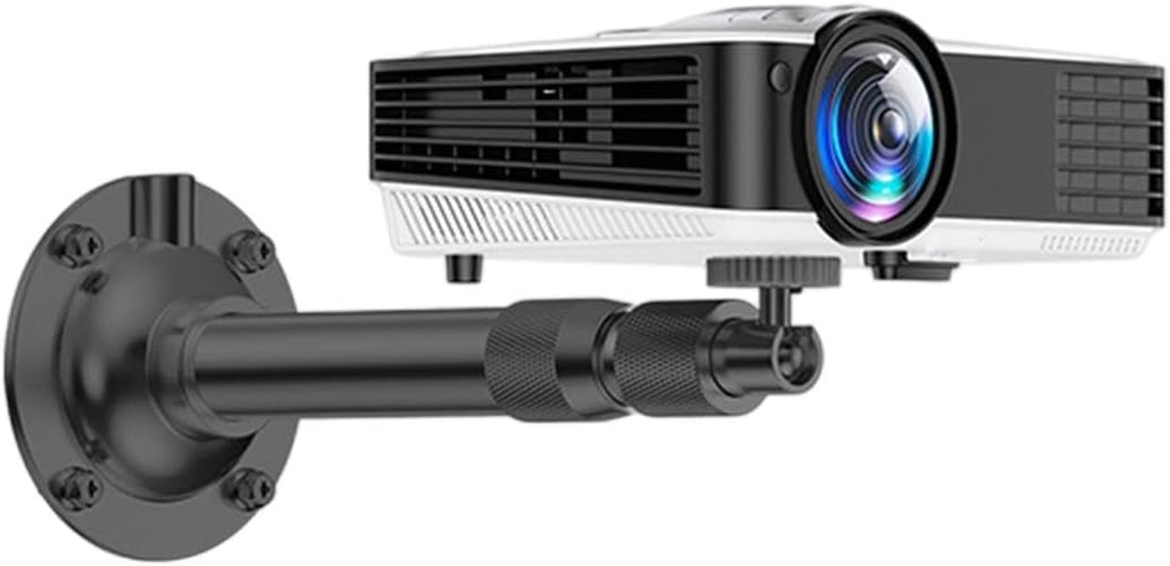 Baotyjie Ceiling Mount for Projector Adjustable Cable Routing with Telescopic Tube Metal Bracket for Home Living Room Office Bedroom, 40 to 80Cm image number 6