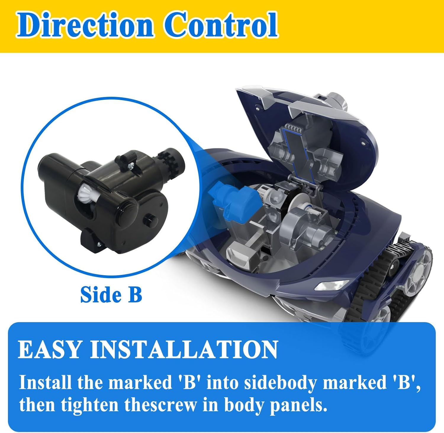 R0524800 Sideb Direction Control Device Replacement, for MX8/MX6 Series in Ground Automatic Pool Cleaners image number 5