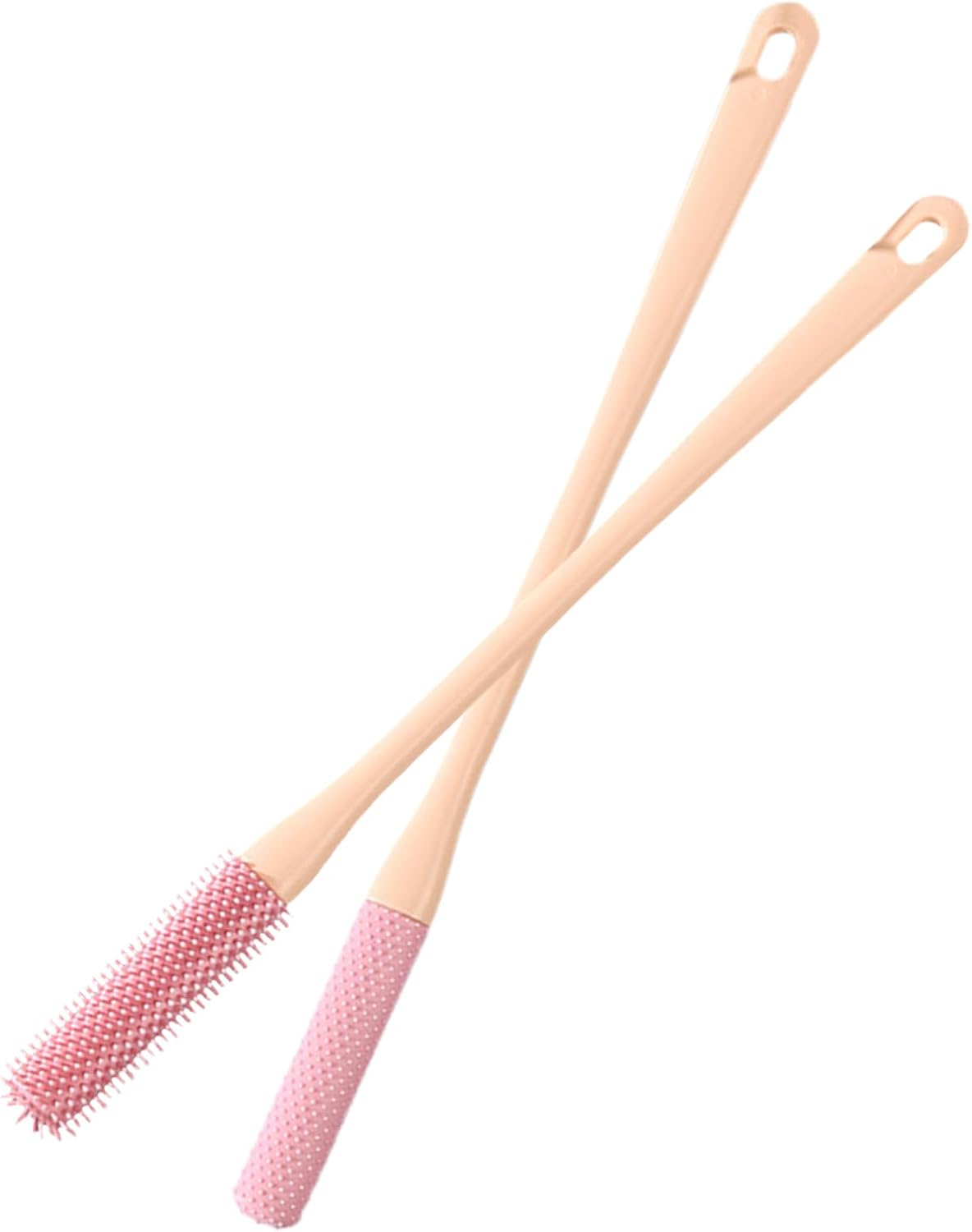 Toe Scrubber Brush - Nail Cleaning Fingernails - Toe Nail Brush for Shower, Foot Scrubber in Shower, Extended Handle, Men and Women