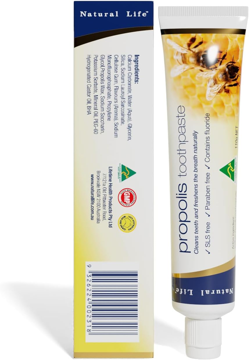 Natural Life Propolis Toothpaste Family Pack (4-Pack) image number 1