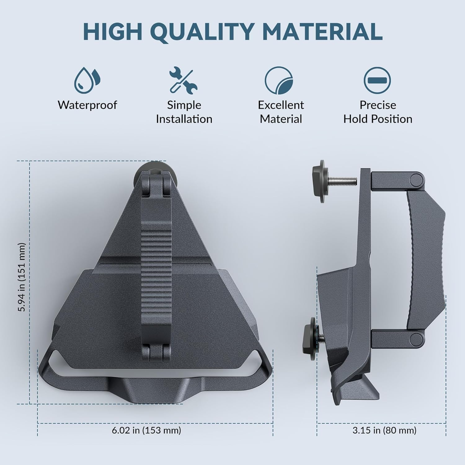 Daboot Starlink Mini Mount - Star Link Mini Roof Rack Mount 1.2-4.8CM for Satellite Accessories Fits Car RV Vehicle