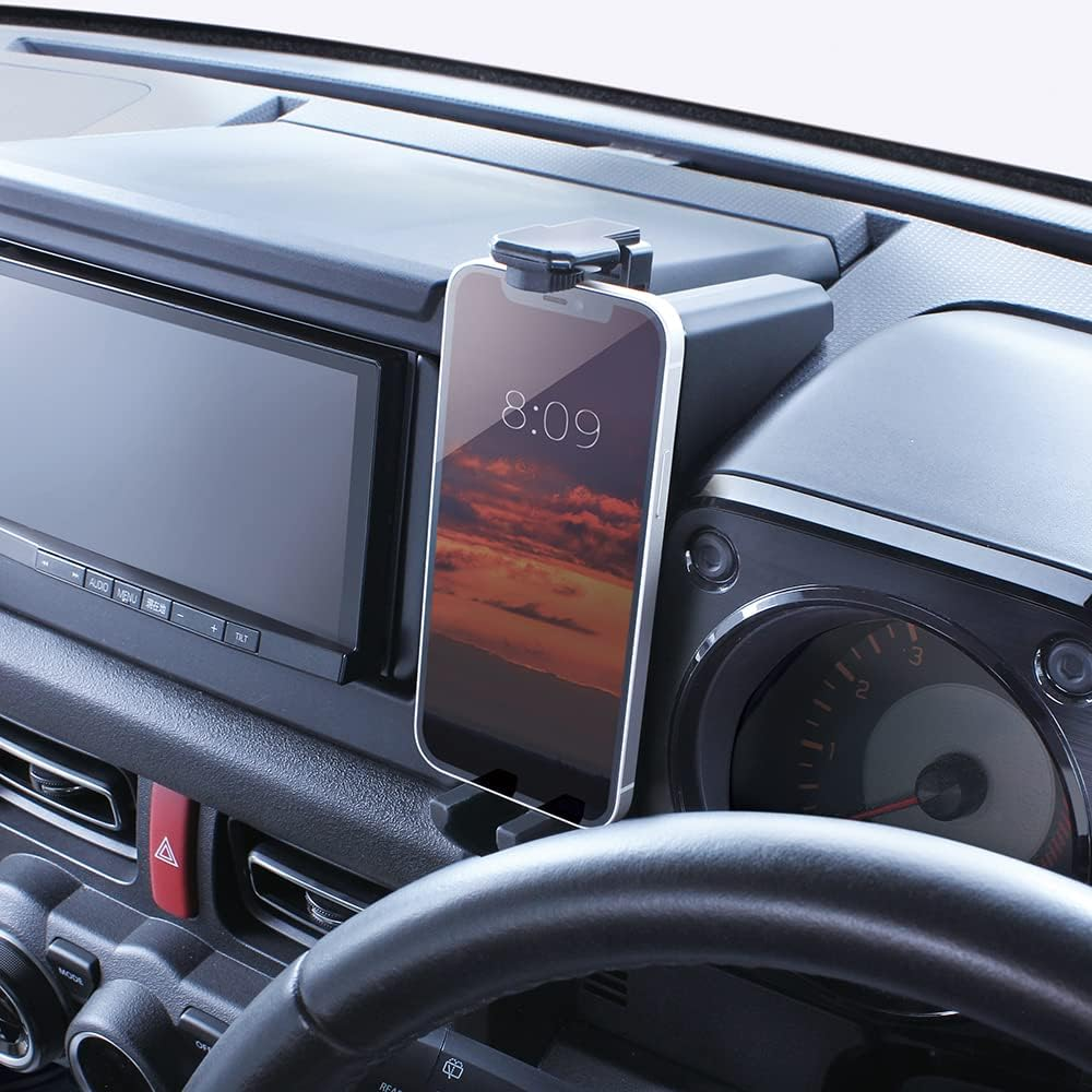 Tsuchiya Yac SY-SZ6 Smartphone Holder for Suzuki JB64/74 Jimny Vehicle Specific Use, Black image number 6