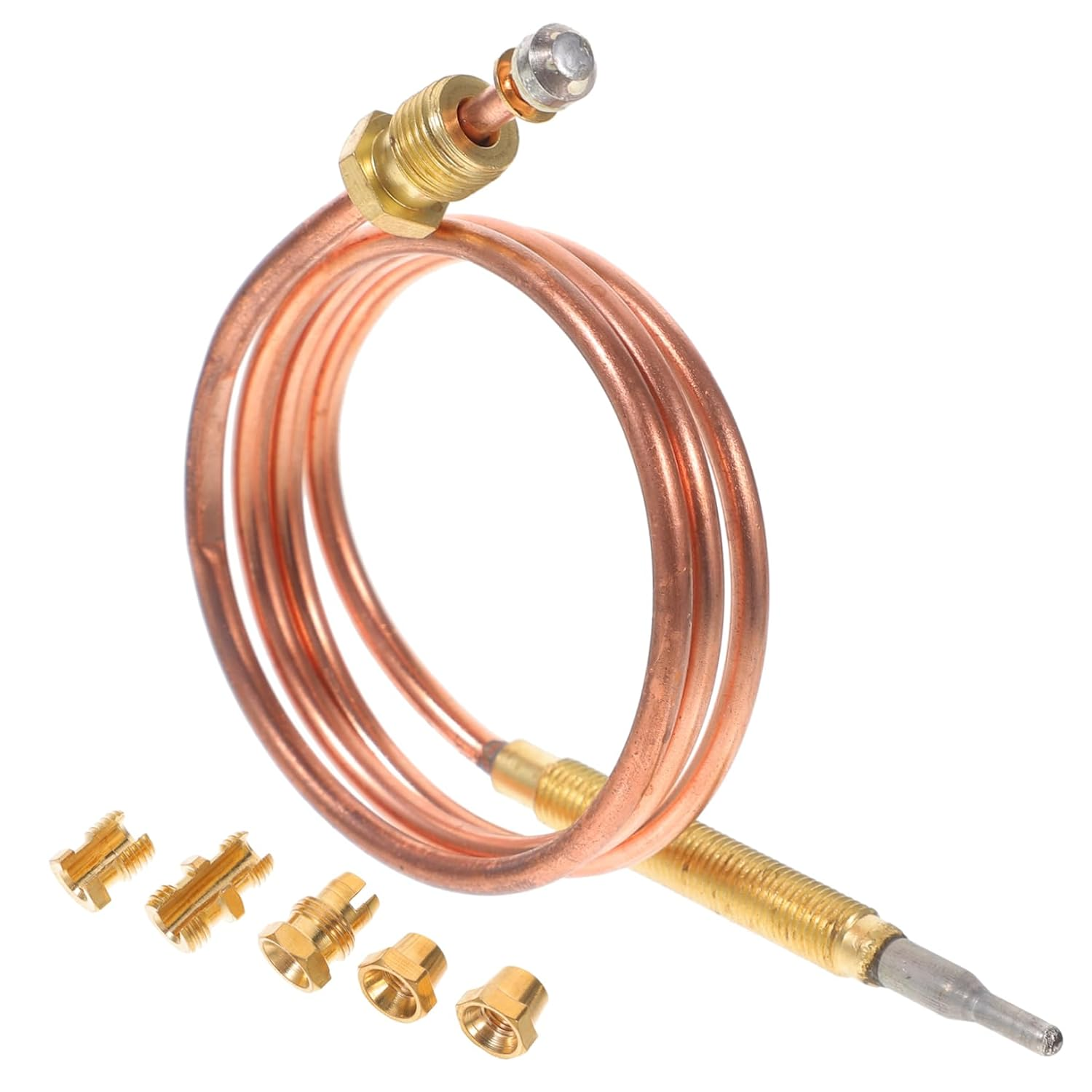 Thermocouple for BBQ Grill and Gas Fireplace Replacement 600Mm Probe Sensor for Oven and Stove Temperature Measurement Universal High-Precision Thermocouple image number 2