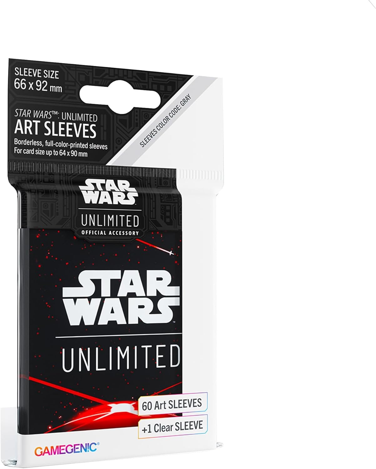 Gamegenic Star Wars Unlimited Art Sleeves - Space Red
