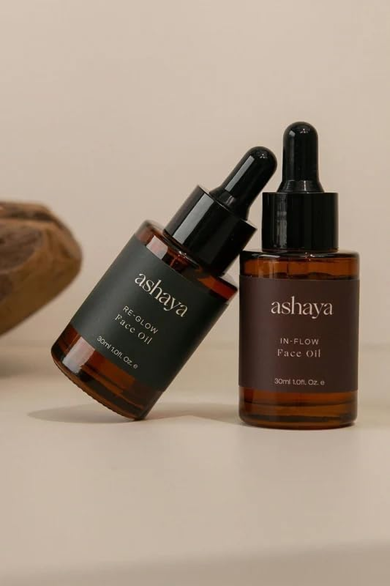 Ashaya Re-Glow Face Oil &ndash; Nourishing Botanical Blend with Prickly Pear, Bakuchiol & Evening Primrose &ndash; 30Ml image number 1