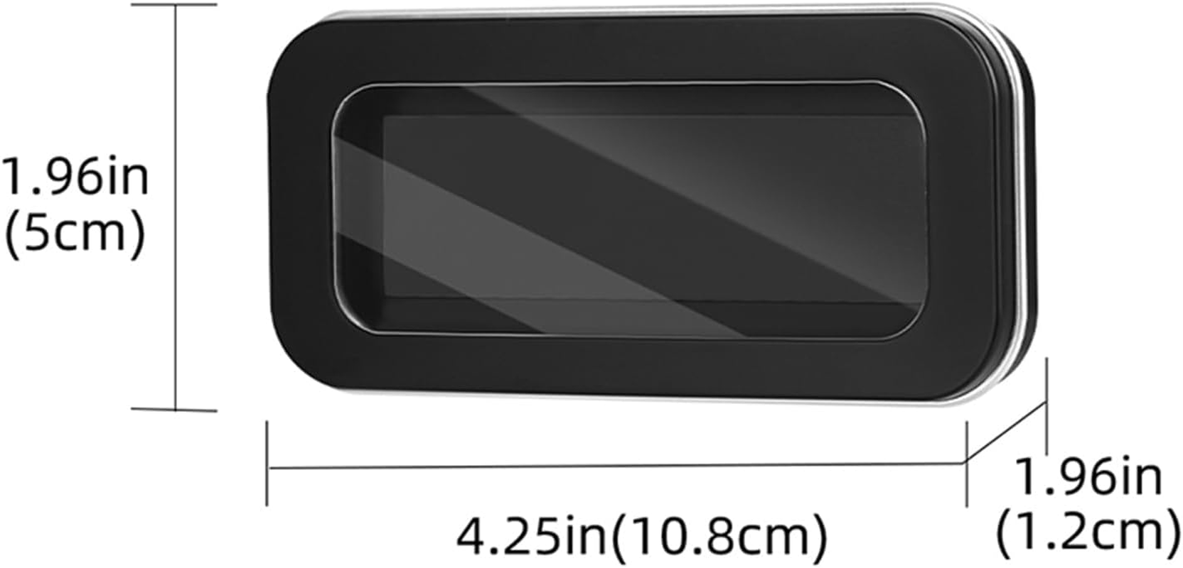 IJYHZKE Magnetic Filter Storage Case for DJI Osmo Pocket 3, Waterproof, Dustproof, Shockproof Storage Bag for Wide Angle/Macro Lens Accessory, Compact & Lightweight, Black,Waterproof, Medium(10.8X image number 1