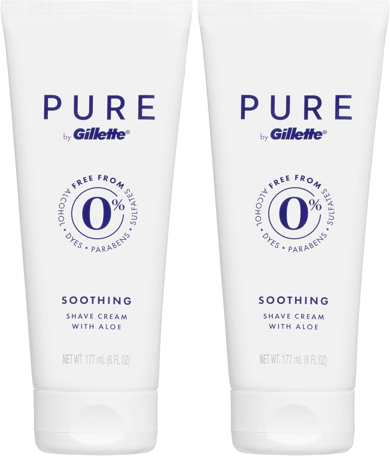 Gillette Pure Soothing Shave Cream for Men 170 G (Pack of 2) image number 3