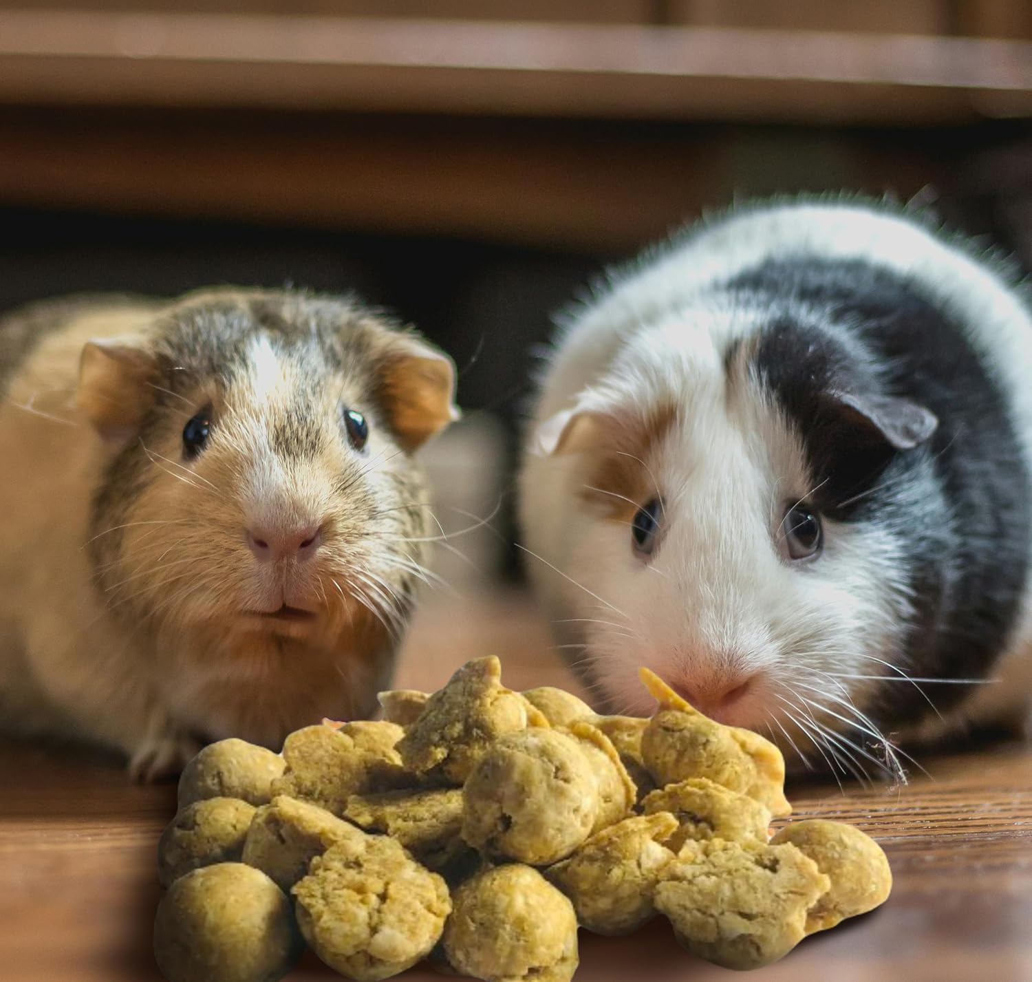 Pipkins Peanut and Pea Flaked Snax Treats for Small Animals - Ideal Treat for Rabbits, Guinea Pigs and Hamsters - Rich in Protein and Fibre - 140G image number 1