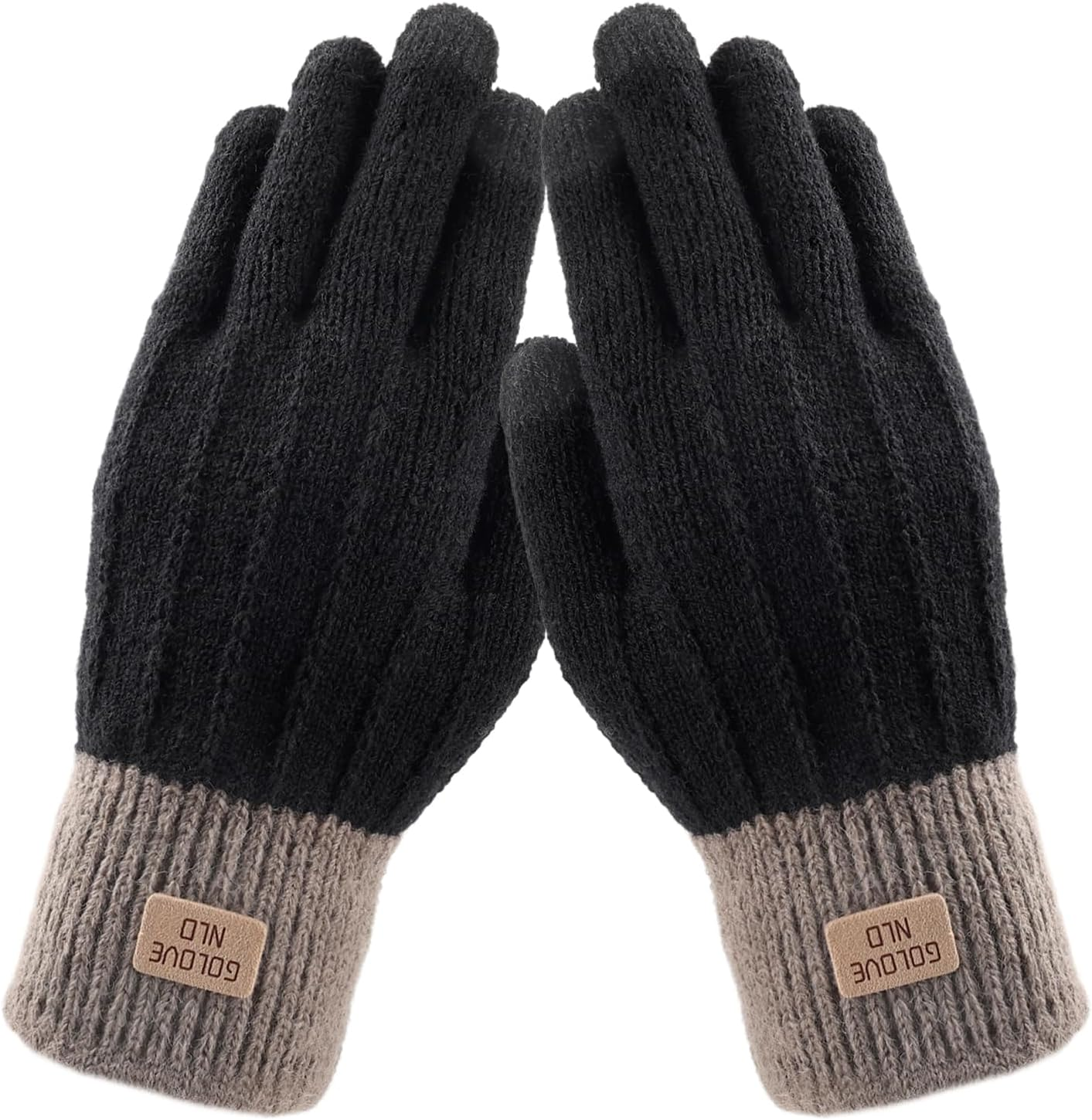 Viiotu Women'S Warm Winter Touchscreen Gloves - Fleece Lined, 9Cm Elastic Cuff, 22.5Cm Long, Stylish Cold-Weather Gloves for Ladies