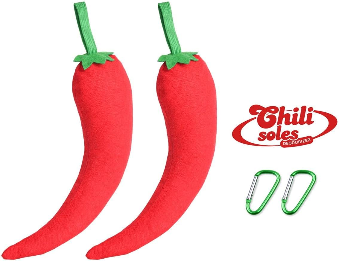 Chilisoles 2 Pack Shoe Deodorizer Odor Eliminator for Shoes, Cleats, Closets, Drawers, Gloves - Moisture Absorber, Air Freshener, Carrotsoles, 1 Count (Pack of 2)