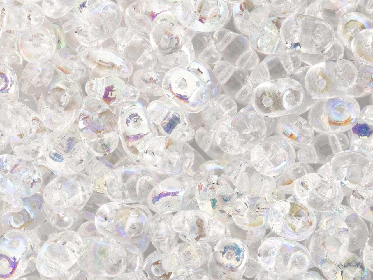 Turquoise Blue Picasso Superduo Czech Two Hole Seed Beads 2.5X5Mm 24 Grams