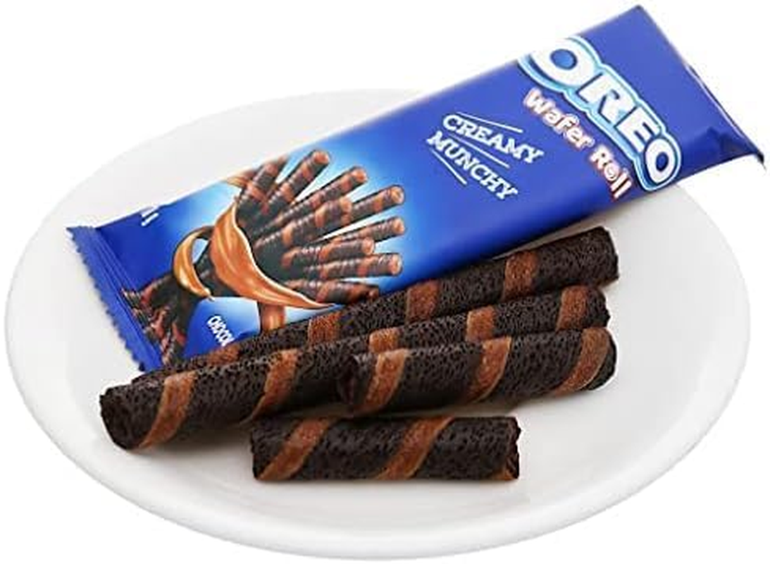 Oreos Oreo Wafer Roll Variety Pack (Set of 2) | Chocoloate (54G) - Vanilla (54G) image number 2
