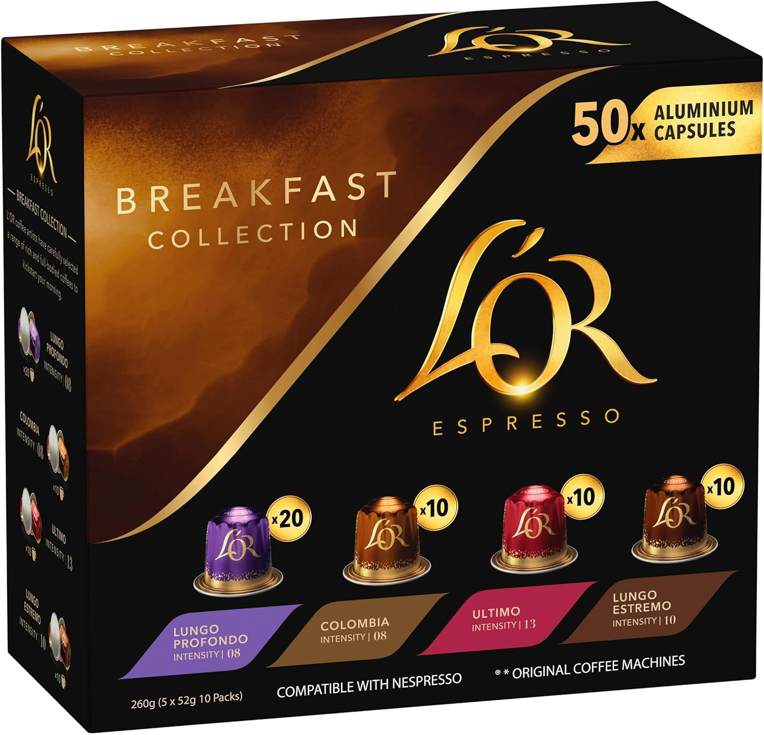 L'OR Espresso Breakfast Variety 50Pk X5 image number 6